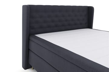 Select No 5 Komplett Sängpaket 210x210 Fast/Medium Latex - Blå/Guld - Möbler - Säng - Komplett sängpaket
