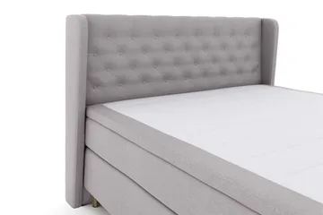 Select No 5 Komplett Sängpaket 210x210 Fast/Medium Latex - Ljusgrå/Koppar - Möbler - Säng - Komplett sängpaket