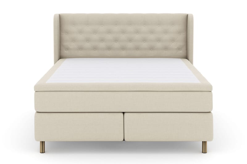 Select No 5 Komplett Sängpaket 210x210 Fast/Medium Watergel - Beige/Koppar - Möbler - Säng - Komplett sängpaket