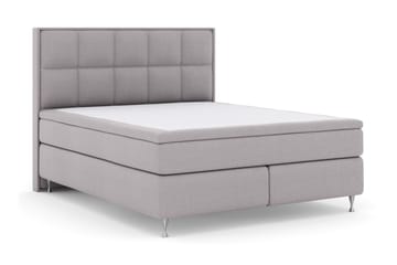 Select No 5 Komplett Sängpaket 210x210 Fast/Medium Watergel - Ljusgrå/Silver - Möbler - Säng - Komplett sängpaket