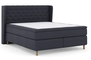 Select No 5 Komplett Sängpaket 210x210 Medium Watergel - Blå/Koppar - Möbler - Säng - Komplett sängpaket