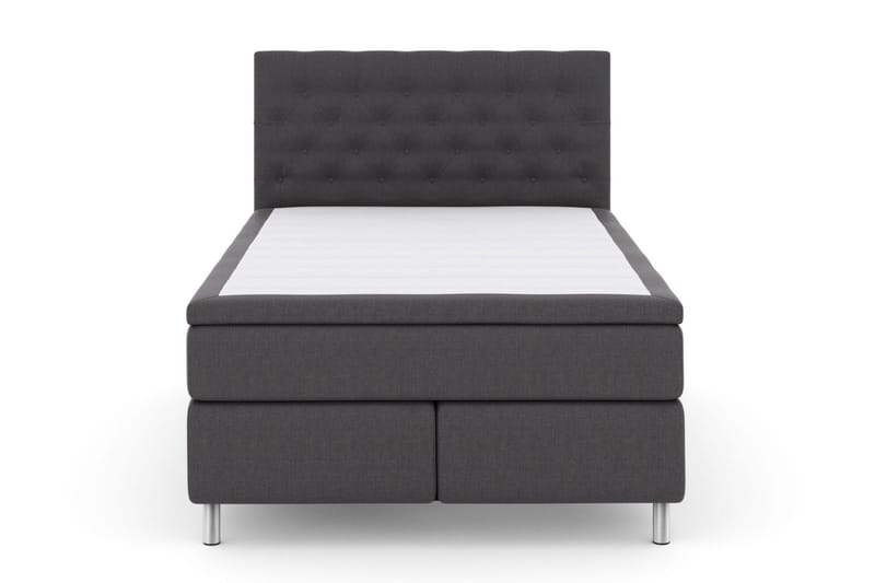 Select No 5 Kontinentalsäng 140x200 Fast/Medium Watergel - M örkgrå/Metall - Möbler - Säng - Kontinentalsäng