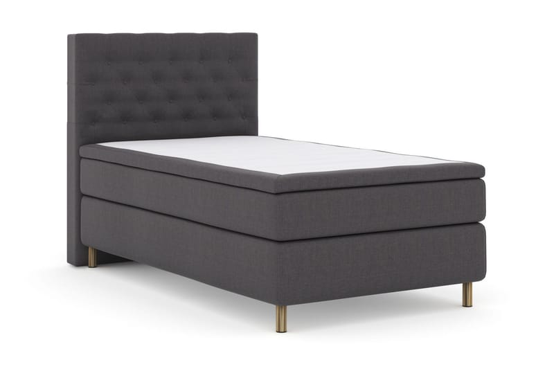 Select No 6 Komplett Sängpaket 120x200 Fast Latex/Memory - Mörkgrå/Koppar - Möbler - Säng - Komplett sängpaket