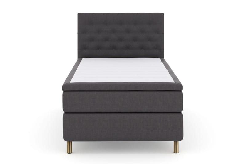 Select No 6 Komplett Sängpaket 120x200 Fast Latex/Memory - Mörkgrå/Koppar - Möbler - Säng - Komplett sängpaket