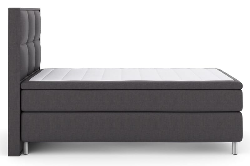 Select No 6 Komplett Sängpaket 120x200 Fast Latex/Memory - Mörkgrå/Metall - Möbler - Säng - Komplett sängpaket