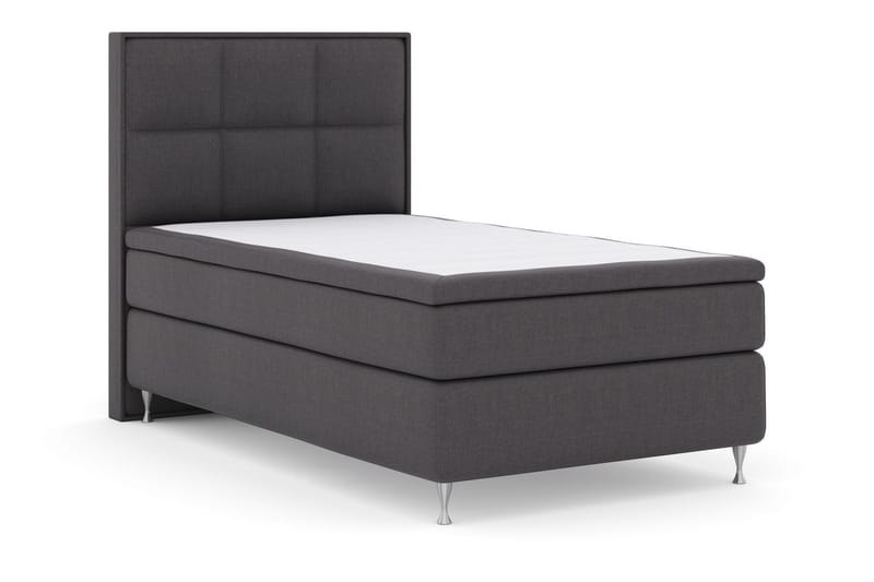 Select No 6 Komplett Sängpaket 120x200 Fast Latex/Memory - Mörkgrå/Silver - Möbler - Säng - Komplett sängpaket