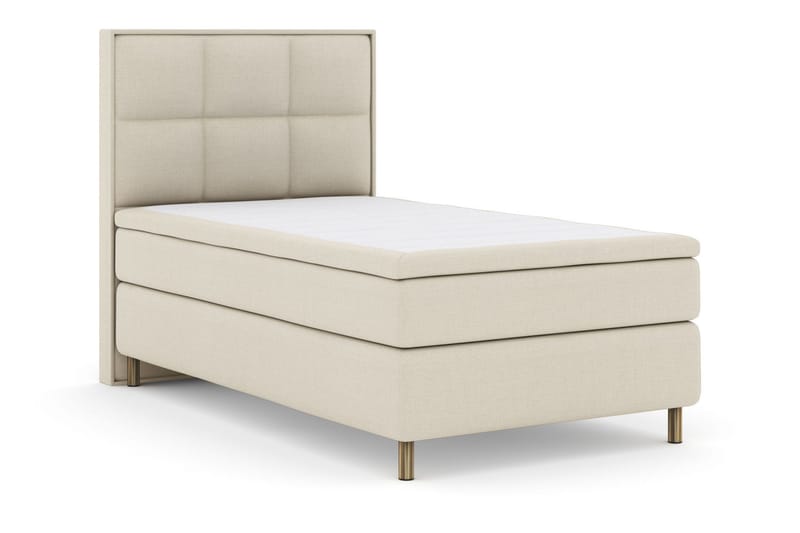 Select No 6 Komplett Sängpaket 120x200 Fast Memory/Pocket - Beige/Koppar - Möbler - Säng - Komplett sängpaket