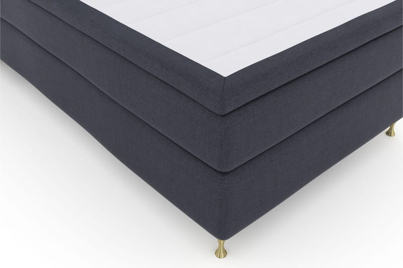 Select No 6 Komplett Sängpaket 120x200 Fast Memory/Pocket - Blå/Guld - Möbler - Säng - Komplett sängpaket