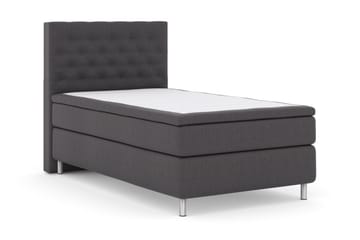 Select No 6 Komplett Sängpaket 120x200 Fast Memory/Pocket - Mörkgrå/Metall - Möbler - Säng - Komplett sängpaket