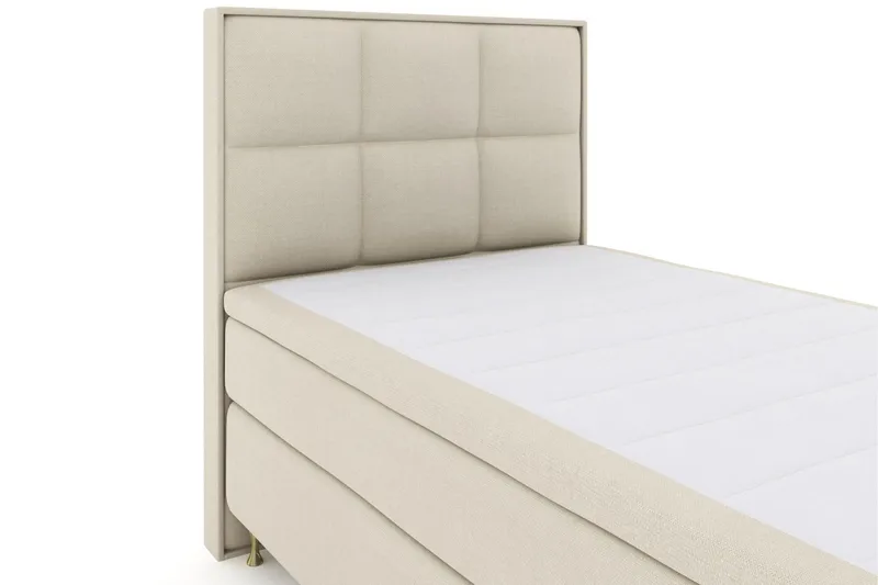 Select No 6 Komplett Sängpaket 120x200 Fast Watergel - Beige/Guld - Möbler - Säng - Komplett sängpaket