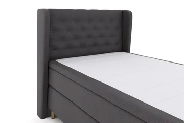 Select No 6 Komplett Sängpaket 120x200 Fast Watergel - Mörkgrå/Koppar - Möbler - Säng - Komplett sängpaket