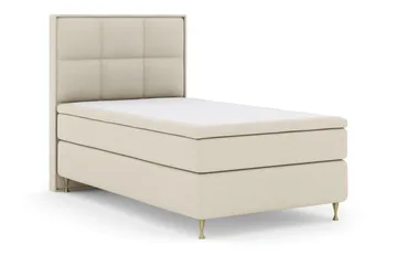 Select No 6 Komplett Sängpaket 120x200 Medium Latex/Memory - Beige/Guld - Möbler - Säng - Komplett sängpaket