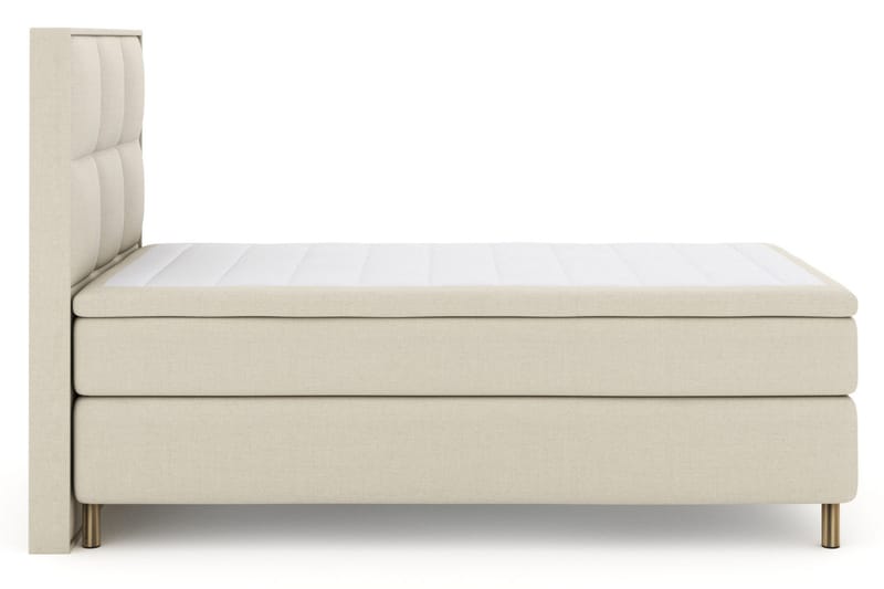 Select No 6 Komplett Sängpaket 120x200 Medium Latex/Memory - Beige/Koppar - Möbler - Säng - Komplett sängpaket