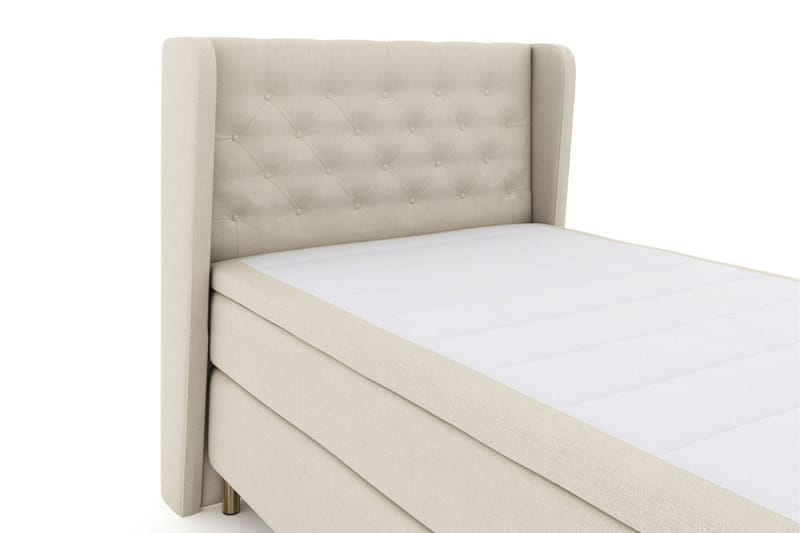 Select No 6 Komplett Sängpaket 120x200 Medium Latex/Memory - Beige/Koppar - Möbler - Säng - Komplett sängpaket