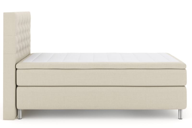 Select No 6 Komplett Sängpaket 120x200 Medium Latex/Memory - Beige/Metall - Möbler - Säng - Komplett sängpaket