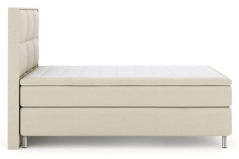 Select No 6 Komplett Sängpaket 120x200 Medium Latex/Memory - Beige/Metall - Möbler - Säng - Komplett sängpaket
