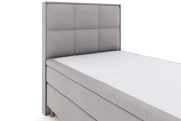 Select No 6 Komplett Sängpaket 120x200 Medium Latex/Memory - Ljusgrå/Koppar - Möbler - Säng - Komplett sängpaket