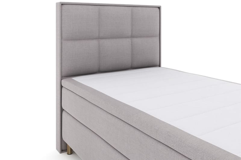Select No 6 Komplett Sängpaket 120x200 Medium Latex/Memory - Ljusgrå/Koppar - Möbler - Säng - Komplett sängpaket