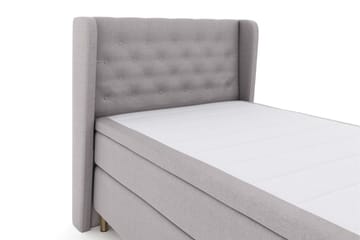 Select No 6 Komplett Sängpaket 120x200 Medium Latex/Memory - Ljusgrå/Koppar - Möbler - Säng - Komplett sängpaket