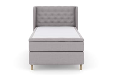 Select No 6 Komplett Sängpaket 120x200 Medium Latex/Memory - Ljusgrå/Koppar - Möbler - Säng - Komplett sängpaket
