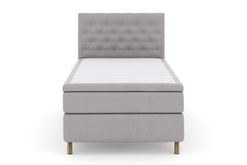 Select No 6 Komplett Sängpaket 120x200 Medium Latex/Memory - Ljusgrå/Koppar - Möbler - Säng - Komplett sängpaket