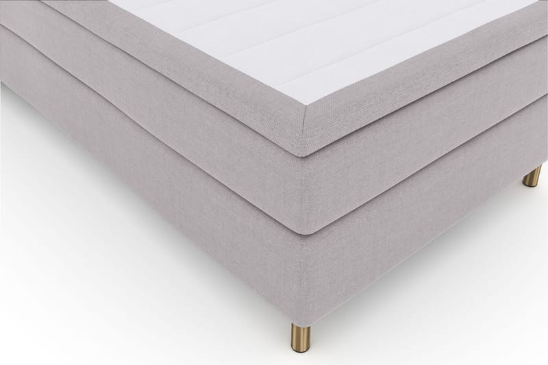 Select No 6 Komplett Sängpaket 120x200 Medium Latex/Memory - Ljusgrå/Koppar - Möbler - Säng - Komplett sängpaket