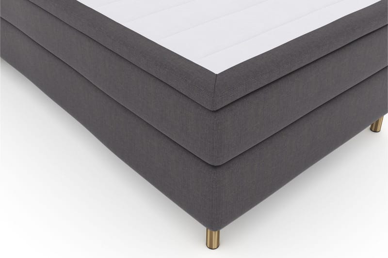 Select No 6 Komplett Sängpaket 120x200 Medium Latex/Memory - Mörkgrå/Koppar - Möbler - Säng - Komplett sängpaket