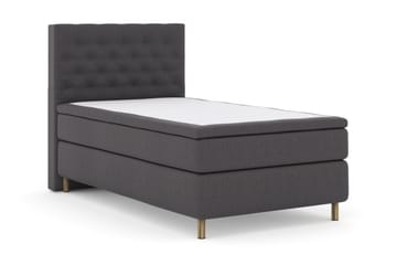 Select No 6 Komplett Sängpaket 120x200 Medium Latex/Memory - Mörkgrå/Koppar - Möbler - Säng - Komplett sängpaket