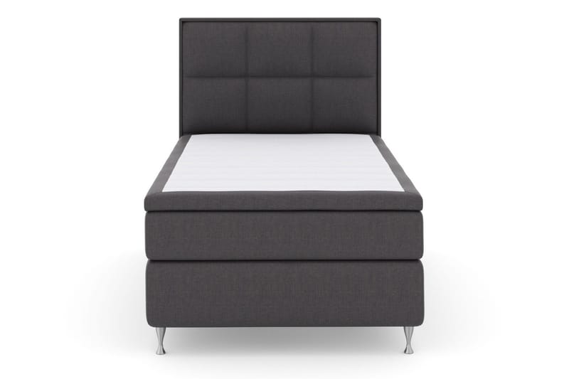 Select No 6 Komplett Sängpaket 120x200 Medium Latex/Memory - Mörkgrå/Silver - Möbler - Säng - Komplett sängpaket