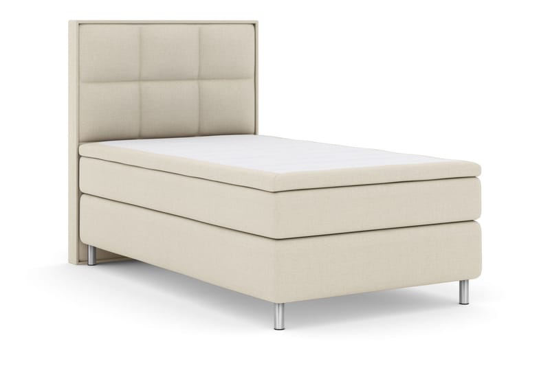 Select No 6 Komplett Sängpaket 120x200 Medium Memory/Pocket - Beige/Metall - Möbler - Säng - Komplett sängpaket