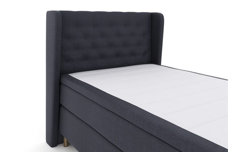 Select No 6 Komplett Sängpaket 120x200 Medium Memory/Pocket - Blå/Metall - Möbler - Säng - Komplett sängpaket