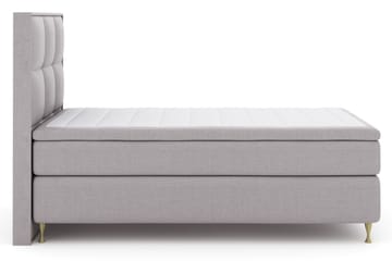 Select No 6 Komplett Sängpaket 120x200 Medium Memory/Pocket - Ljusgrå/Guld - Möbler - Säng - Komplett sängpaket