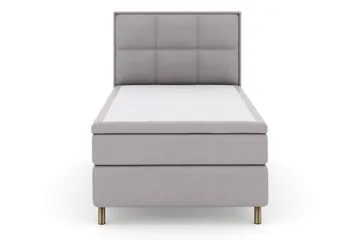 Select No 6 Komplett Sängpaket 120x200 Medium Memory/Pocket - Ljusgrå/Koppar - Möbler - Säng - Komplett sängpaket