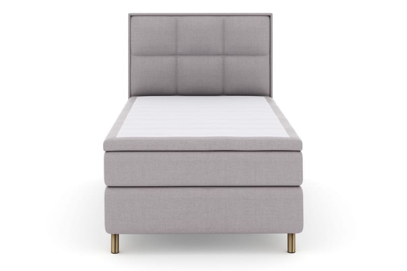 Select No 6 Komplett Sängpaket 120x200 Medium Memory/Pocket - Ljusgrå/Koppar - Möbler - Säng - Komplett sängpaket