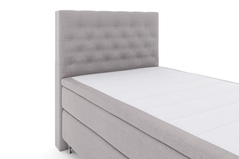 Select No 6 Komplett Sängpaket 120x200 Medium Memory/Pocket - Ljusgrå/Silver - Möbler - Säng - Komplett sängpaket