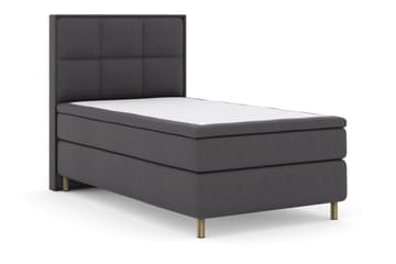 Select No 6 Komplett Sängpaket 120x200 Medium Memory/Pocket - Mörkgrå/Koppar - Möbler - Säng - Komplett sängpaket