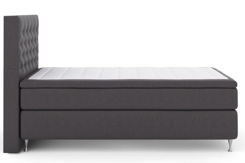 Select No 6 Komplett Sängpaket 120x200 Medium Memory/Pocket - Mörkgrå/Silver - Möbler - Säng - Komplett sängpaket
