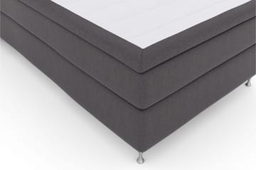 Select No 6 Komplett Sängpaket 120x200 Medium Memory/Pocket - Mörkgrå/Silver - Möbler - Säng - Komplett sängpaket