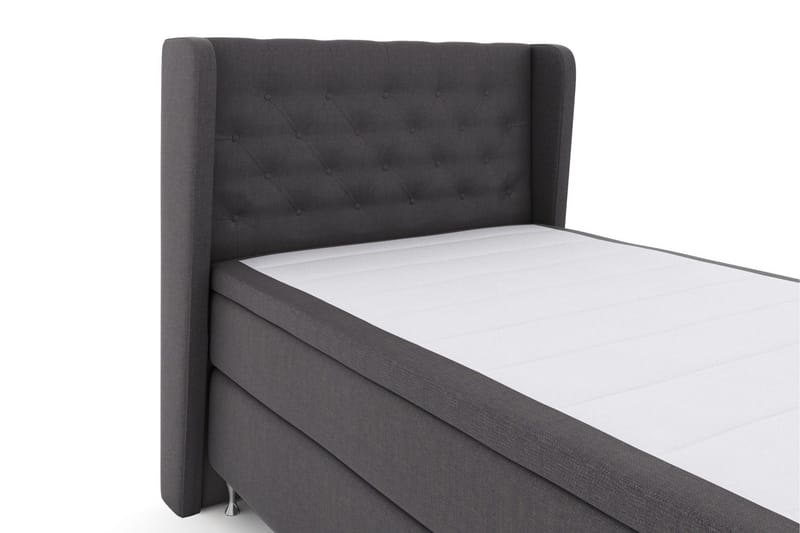 Select No 6 Komplett Sängpaket 120x200 Medium Memory/Pocket - Mörkgrå/Silver - Möbler - Säng - Komplett sängpaket