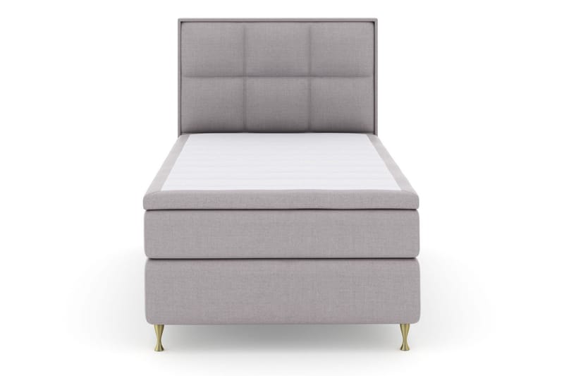 Select No 6 Komplett Sängpaket 120x200 Medium Watergel - Ljusgrå/Guld - Möbler - Säng - Komplett sängpaket