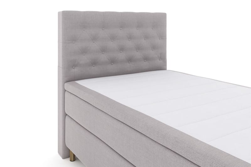 Select No 6 Komplett Sängpaket 120x200 Medium Watergel - Ljusgrå/Koppar - Möbler - Säng - Komplett sängpaket