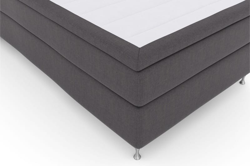 Select No 6 Komplett Sängpaket 120x200 Medium Watergel - Mörkgrå/Silver - Möbler - Säng - Komplett sängpaket