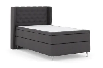 Select No 6 Komplett Sängpaket 120x200 Medium Watergel - Mörkgrå/Silver - Möbler - Säng - Komplett sängpaket