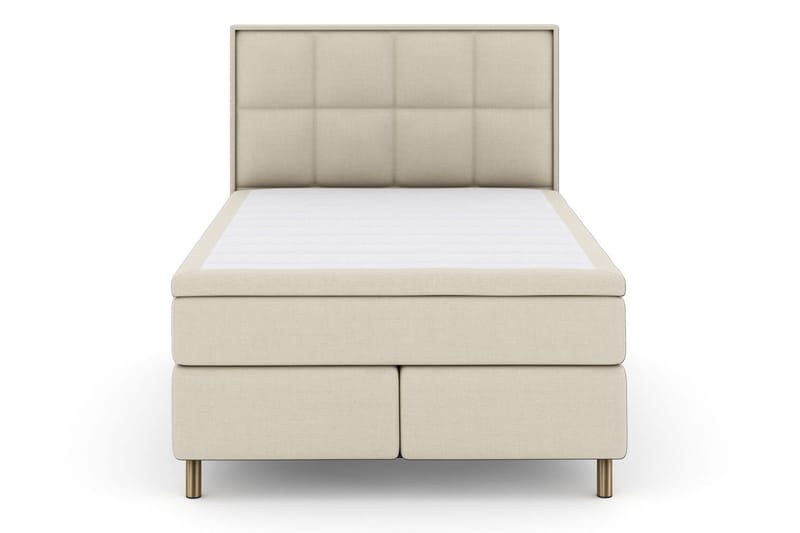 Select No 6 Komplett Sängpaket 140x200 Fast Latex/Memory - Beige/Koppar - Möbler - Säng - Komplett sängpaket