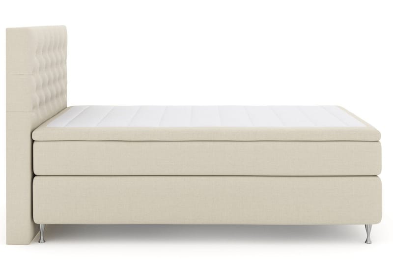 Select No 6 Komplett Sängpaket 140x200 Fast Latex/Memory - Beige/Silver - Möbler - Säng - Komplett sängpaket