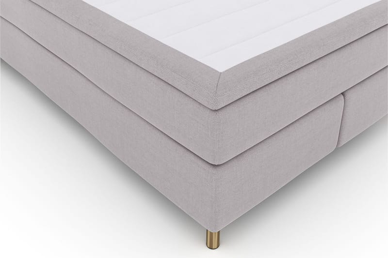 Select No 6 Komplett Sängpaket 140x200 Fast Latex/Memory - Ljusgrå/Koppar - Möbler - Säng - Komplett sängpaket