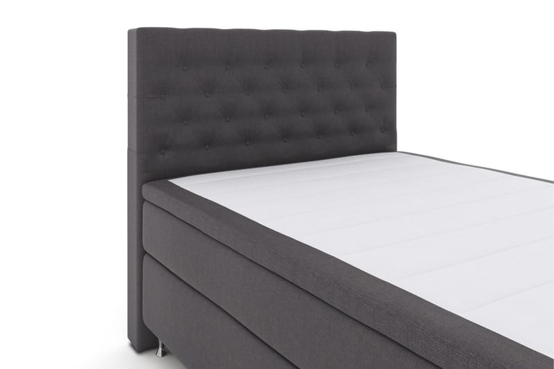 Select No 6 Komplett Sängpaket 140x200 Fast Latex/Memory - Mörkgrå/Silver - Möbler - Säng - Komplett sängpaket