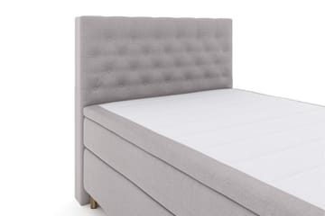 Select No 6 Komplett Sängpaket 140x200 Fast Memory/Pocket - Ljusgrå/Koppar - Möbler - Säng - Komplett sängpaket
