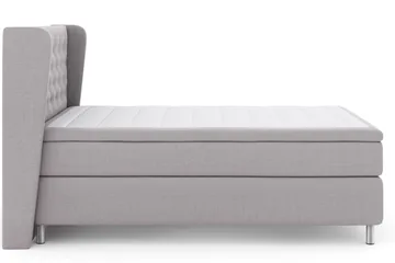 Select No 6 Komplett Sängpaket 140x200 Fast Memory/Pocket - Ljusgrå/Metall - Möbler - Säng - Komplett sängpaket