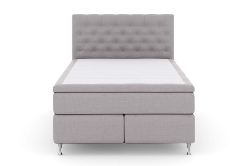 Select No 6 Komplett Sängpaket 140x200 Fast Memory/Pocket - Ljusgrå/Silver - Möbler - Säng - Komplett sängpaket